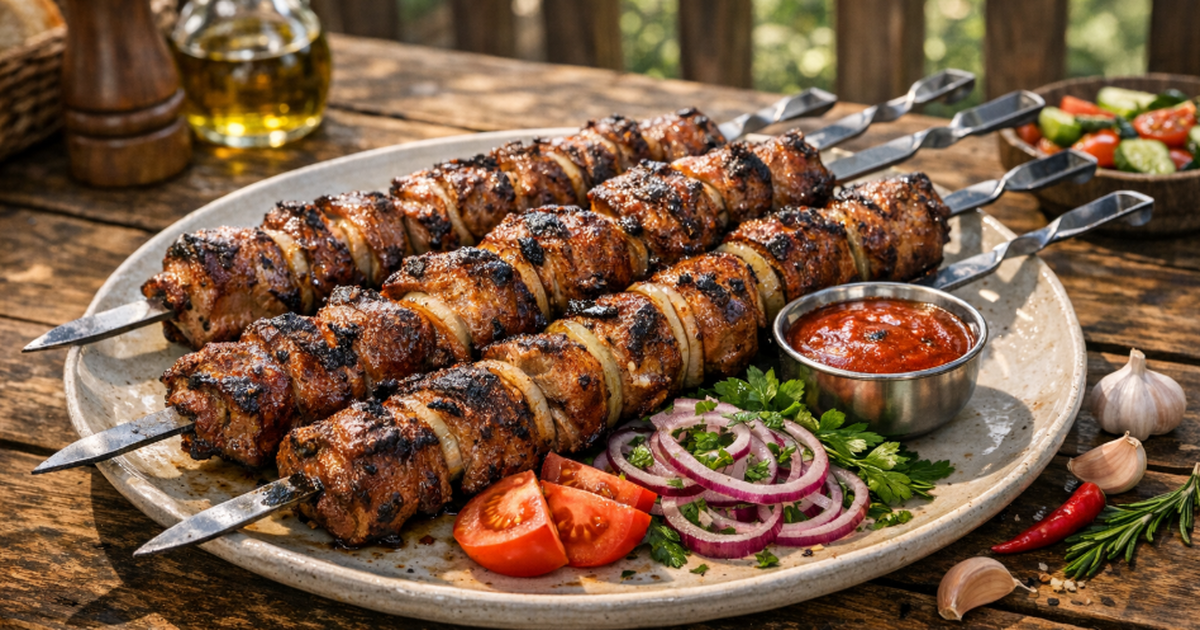 Сочный куриный шашлык за час: быстрый рецепт в майонезном маринаде для пикника Сочный шашлык из курицы: маринад, который решае...