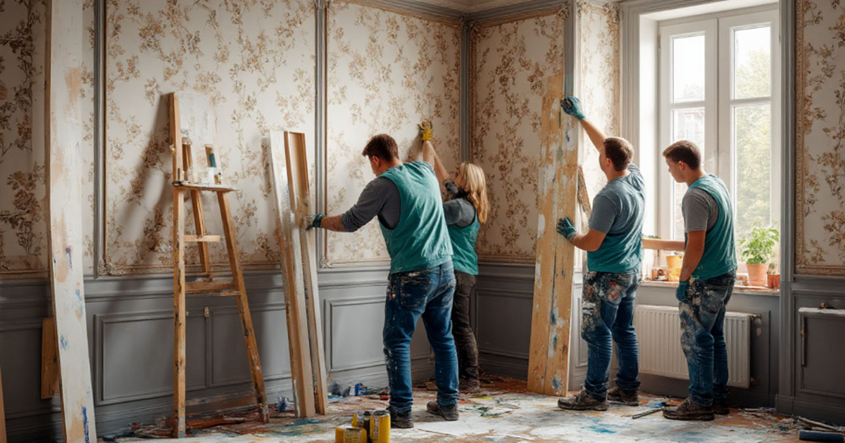 Поклейка обоев без нервов: инструкция для нович...