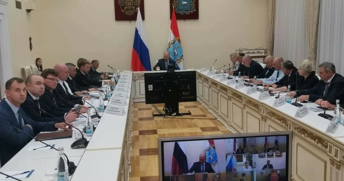Оперативное совещание правительства области про...