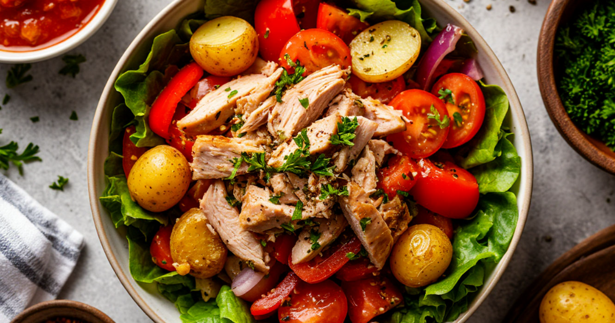 «Цезарь» с креветками: праздничный салат за 20 ...