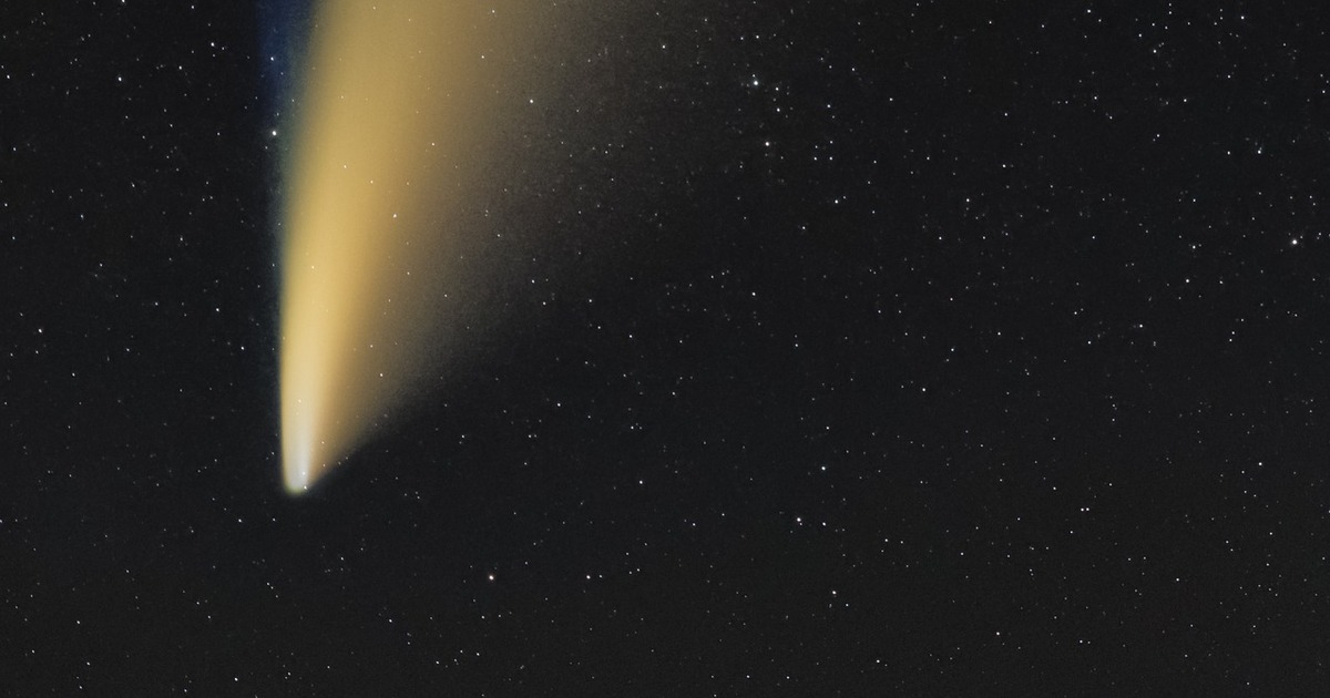 Комету можно будет наблюдать на закате в конце ...