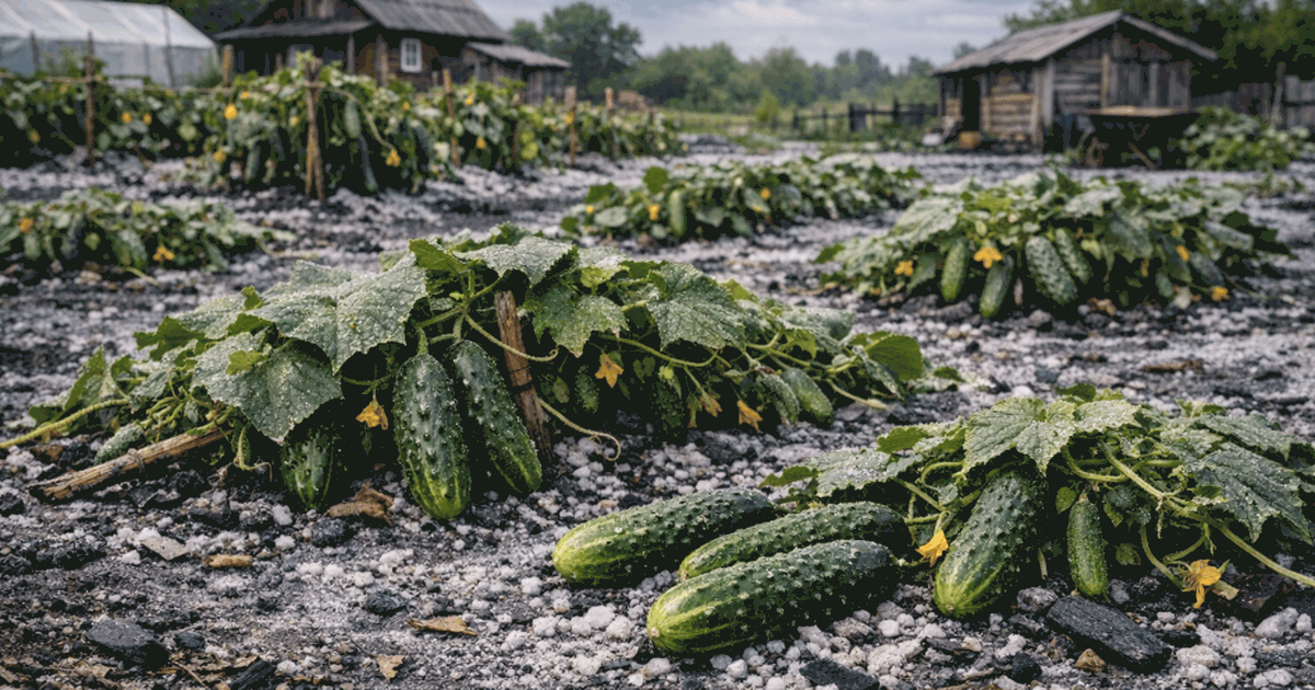 Огурцы могут расти быстро, а могут «стоять» нед...