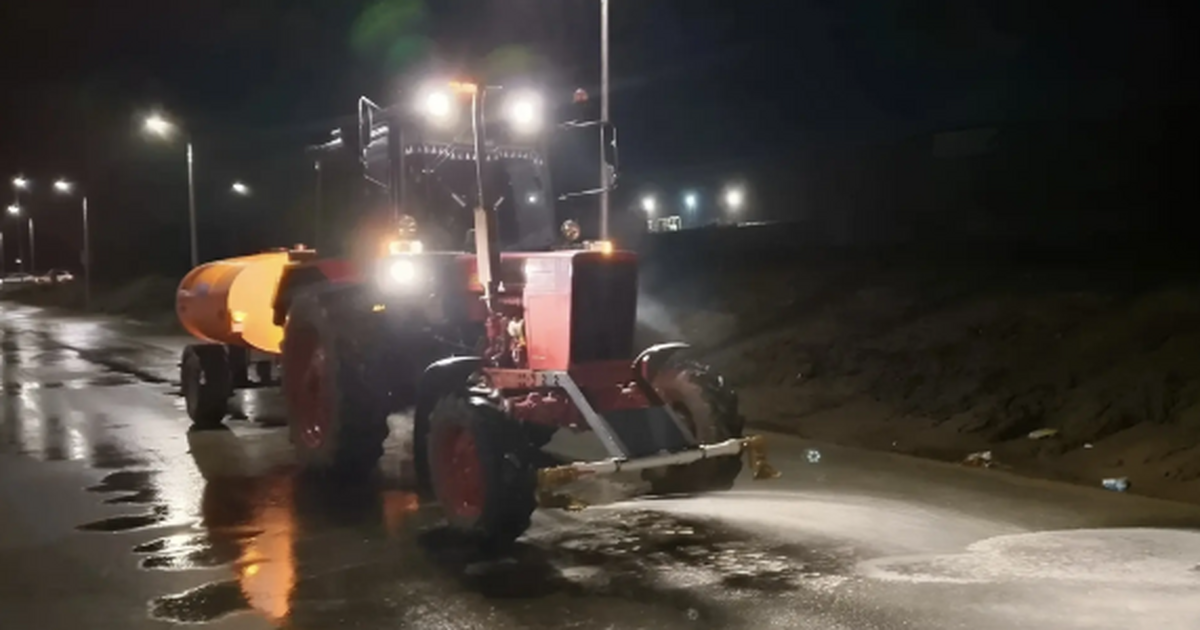 После «естественного замачивания» спецтехника р...