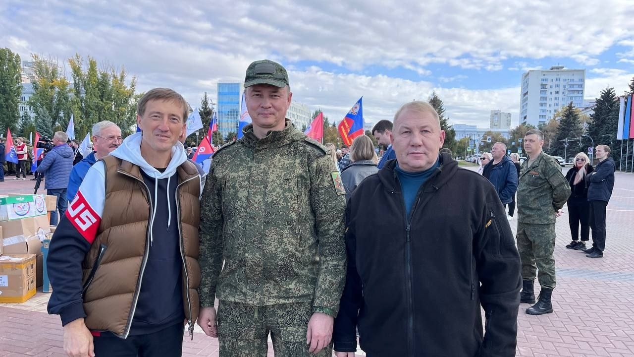 Сегодня с площади Славы депутат Губернской Думы...