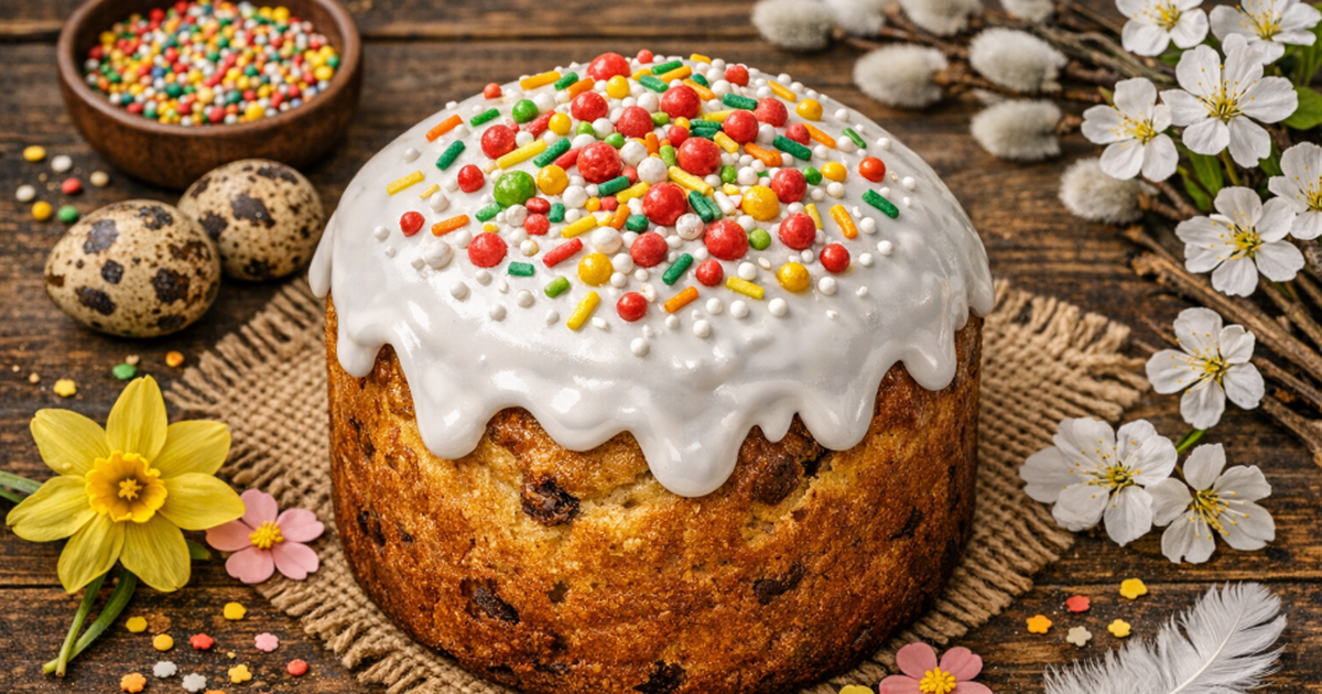 Идеальная глазурь для кулича: не трескается и н...