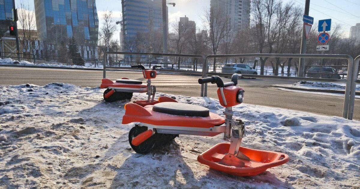 В Самаре на улицах появился новый вид проката — электроснегокаты По остается неясным, каким правилами будет регу...