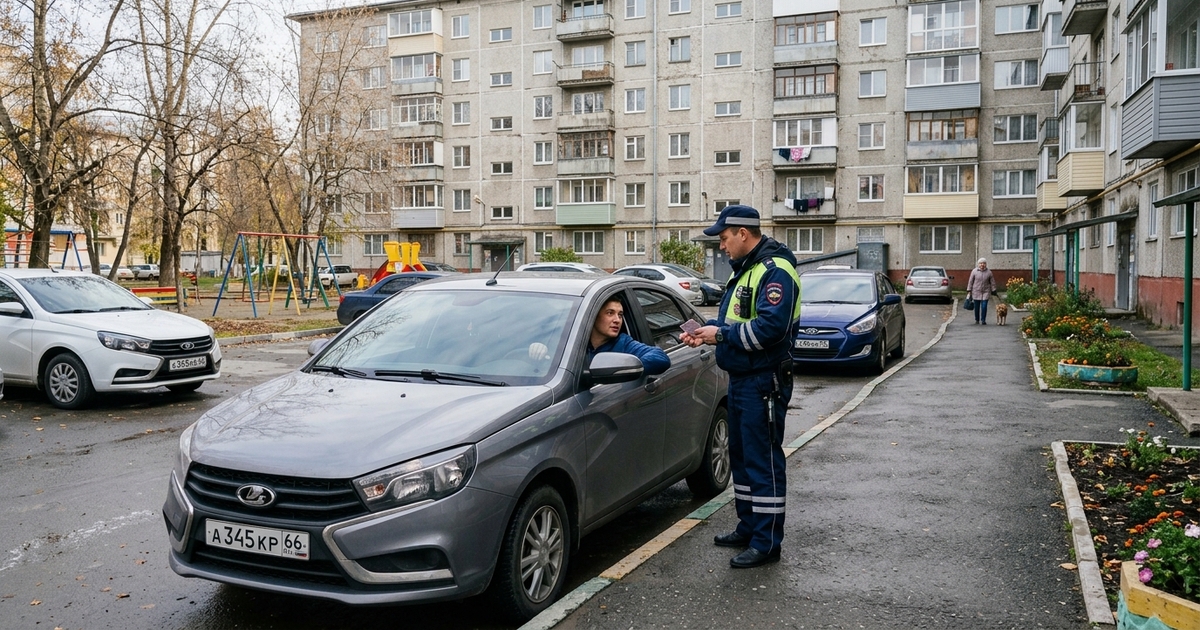 За что инспекторы ГАИ начали штрафовать водителей прямо у дома За что ГАИ может оштрафовать водителя во дворе ...