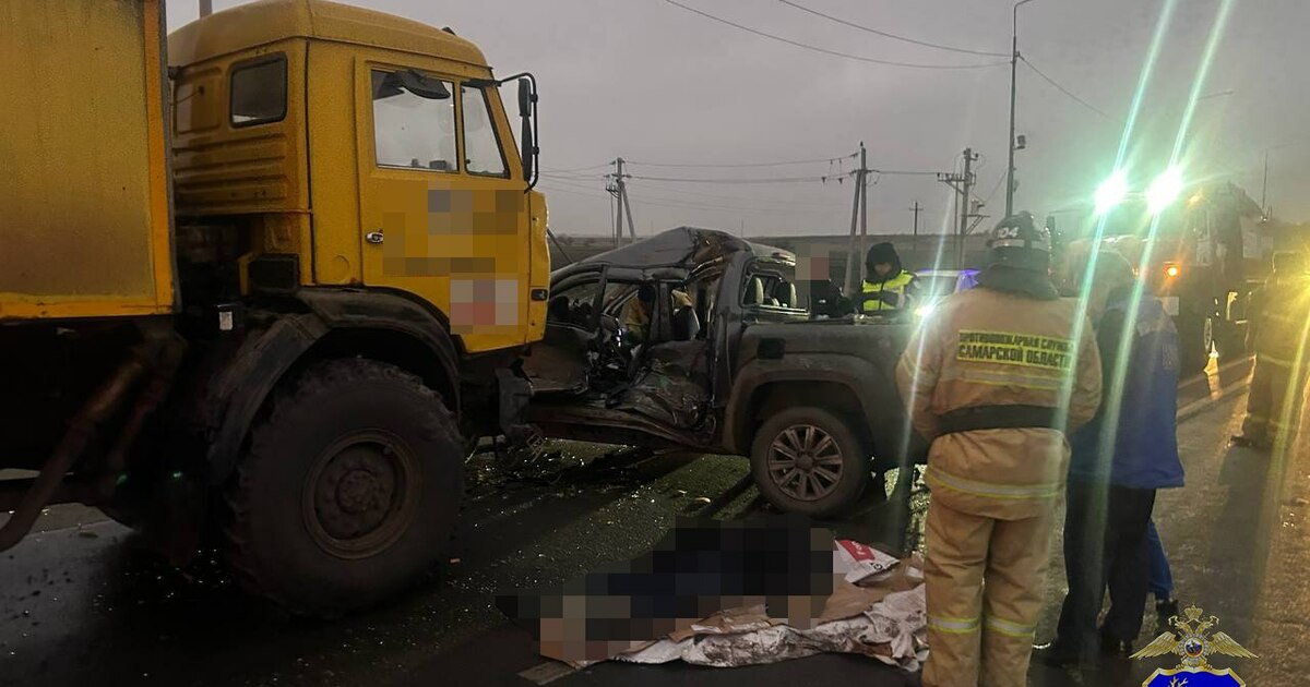 Водитель пикапа погиб в ДТП с КАМАЗом в Нефтегорском районе ДТП произошло во второй половине дня 5 декабря