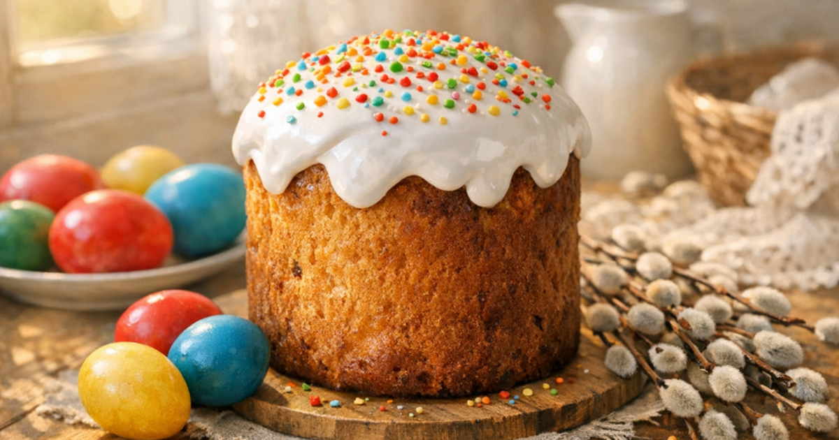 Кулич, который не нужно месить: результат как и...