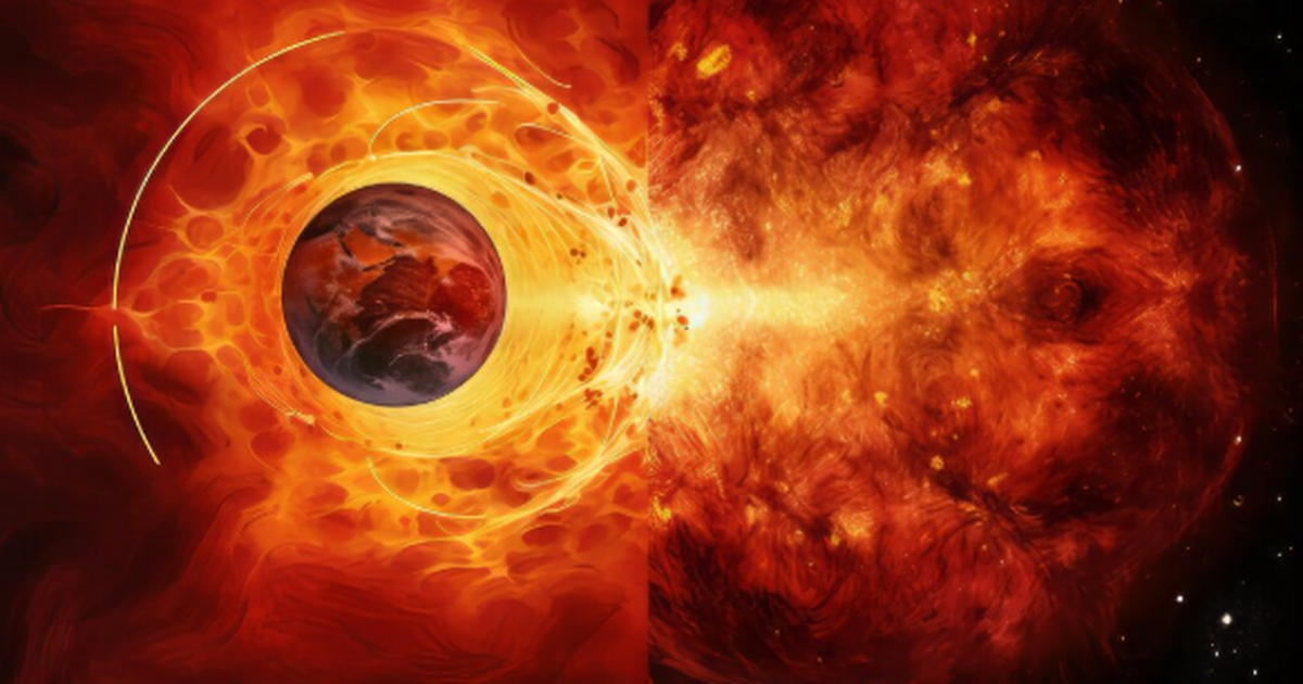 Магнитная буря, наблюдавшаяся ранее, полностью ...