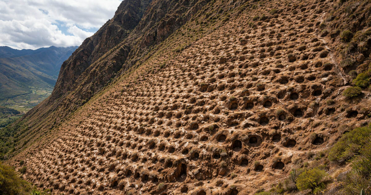 В Перу на вершине Монте-Сьерпе, известной как «...