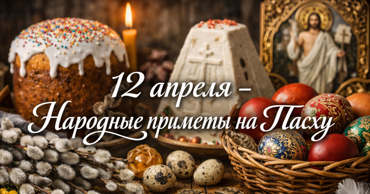 Пасха 12 апреля: что можно и нельзя делать в этот день по народным приметам Пасха-2026: 5 строгих запретов, о которых забыв...