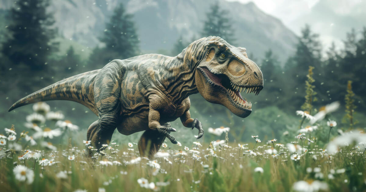 Исследование показало, что рост тираннозавра пр...