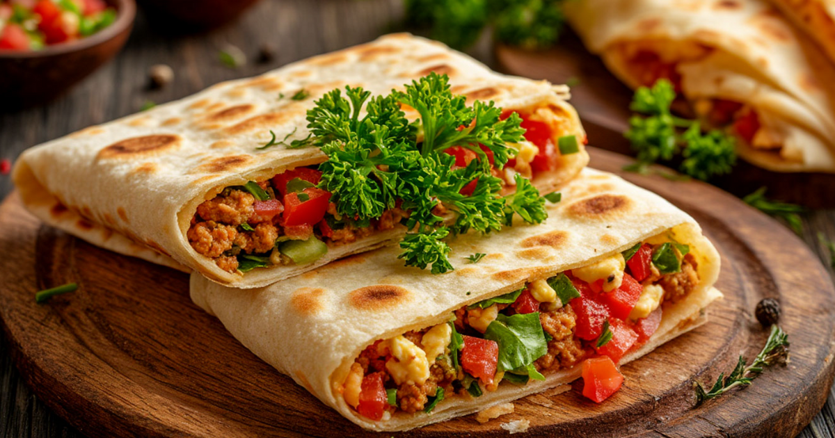 Завтрак за 5 минут: лаваш с яйцом и сыром Утро ...