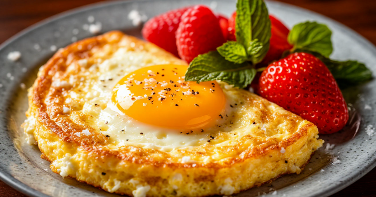 Творожный омлет из духовки: нежнее сырников и з...