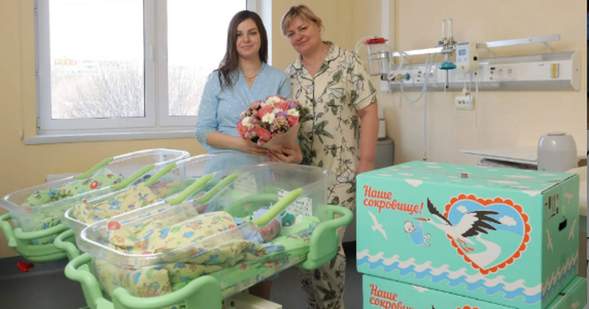 Губернатор Самарской области сообщил о первой тройне 2026 года Малыши появились на свет в больнице им. Середавина