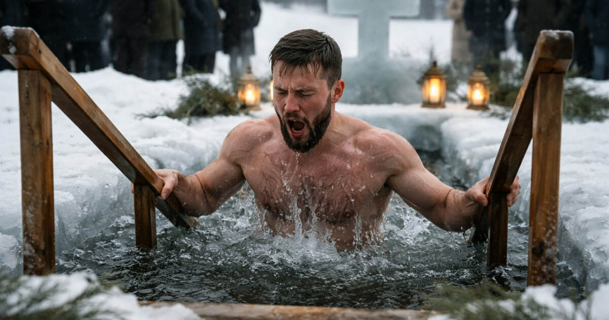 Медики предупреждают о рисках омовения в проруб...