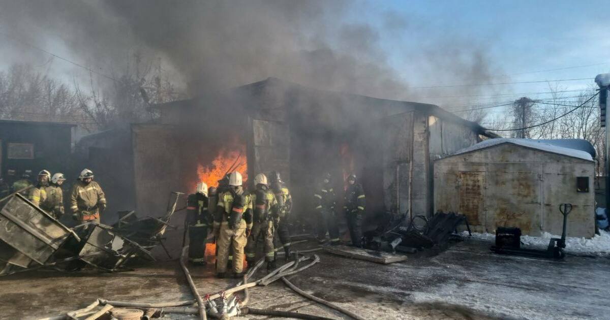 При пожаре пострадал один человек