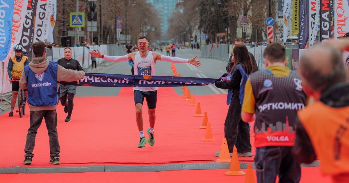 На дистанцию XI «Космического полумарафона» в С...
