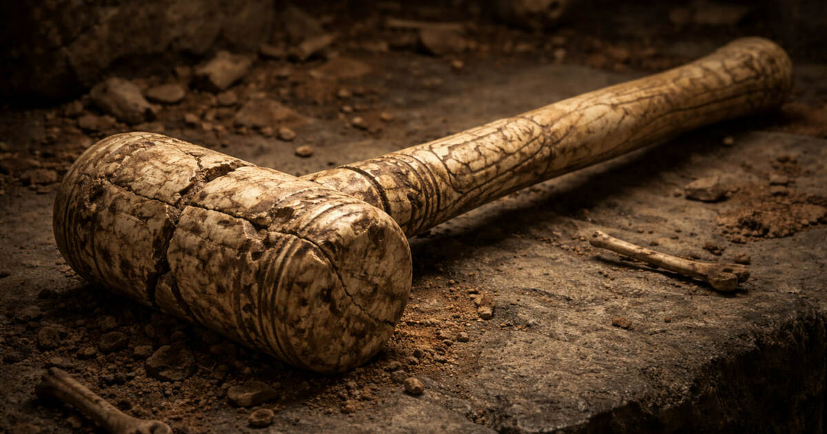 Доисторический молоток из слоновой кости признали древнейшим в Европе На юге Англии нашли молоток из слоновой кости в...