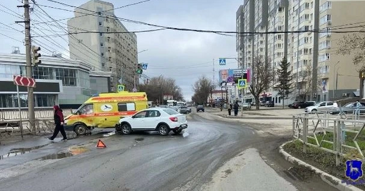 Авария произошла на пересечении улицы Советской...