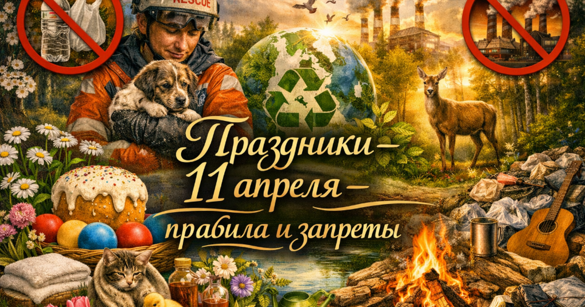 11 апреля 2026 года в России отмечается сразу н...