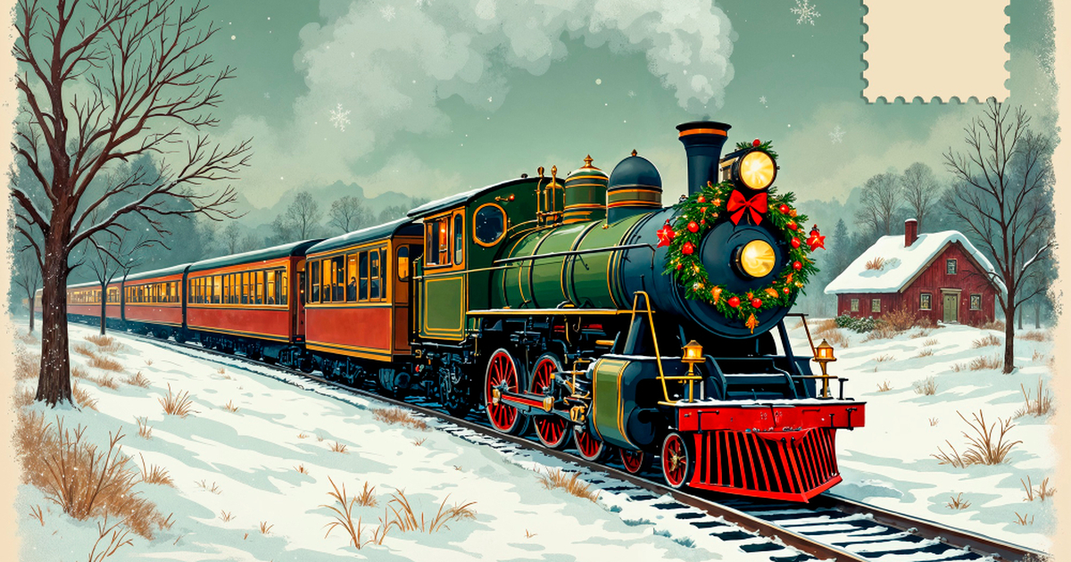 Дед Мороз отправился в пятый железнодорожный тур по России Дед Мороз начал своё традиционное новогоднее пу...