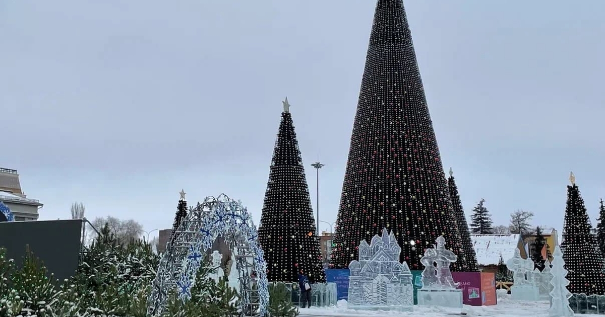 В центре Самары наблюдалось большое скопление л...