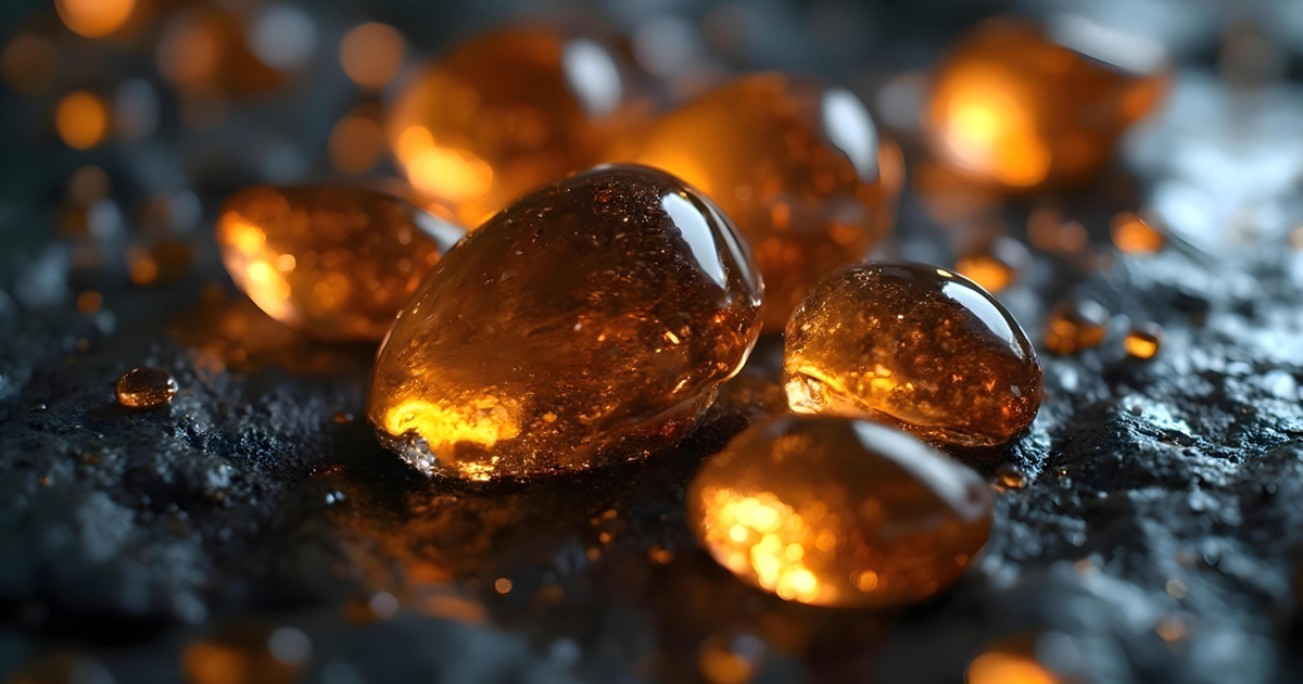 В Калининграде нашли янтарь в форме личинки древнего жука В Калининграде на Янтарный комбинат обнаружили ...