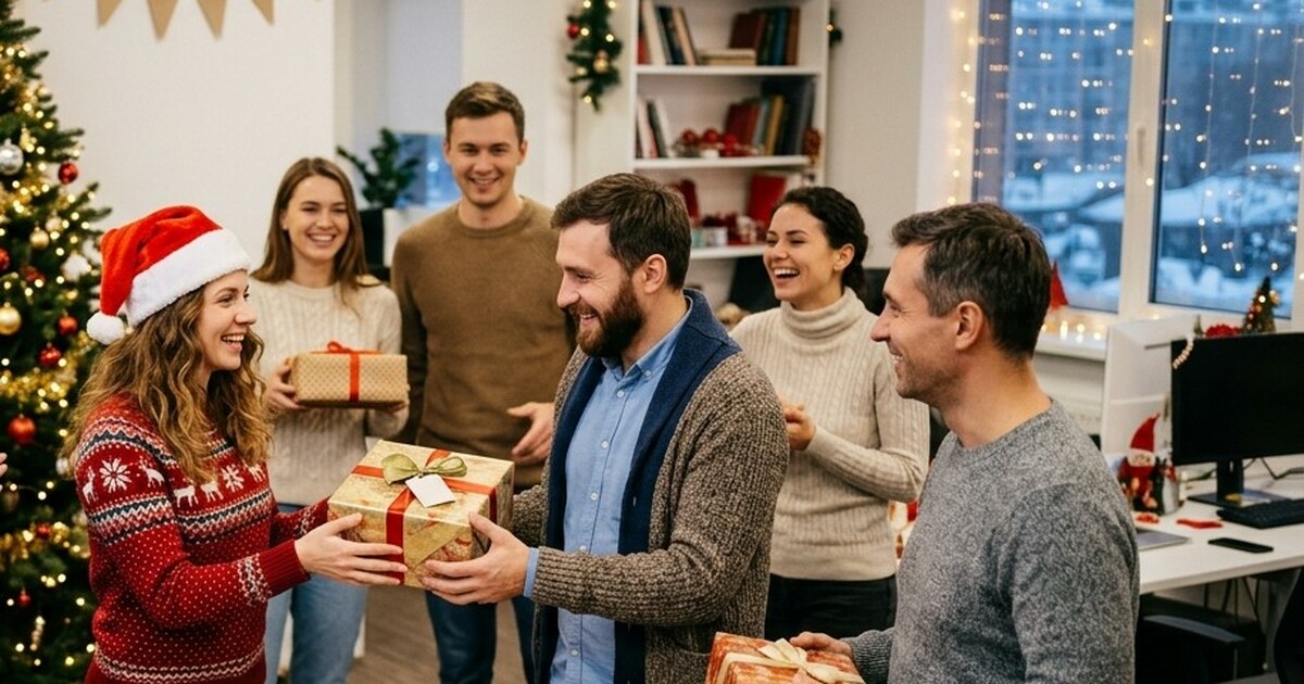 Что подарить коллегам на Новый год 2027: 10 пол...