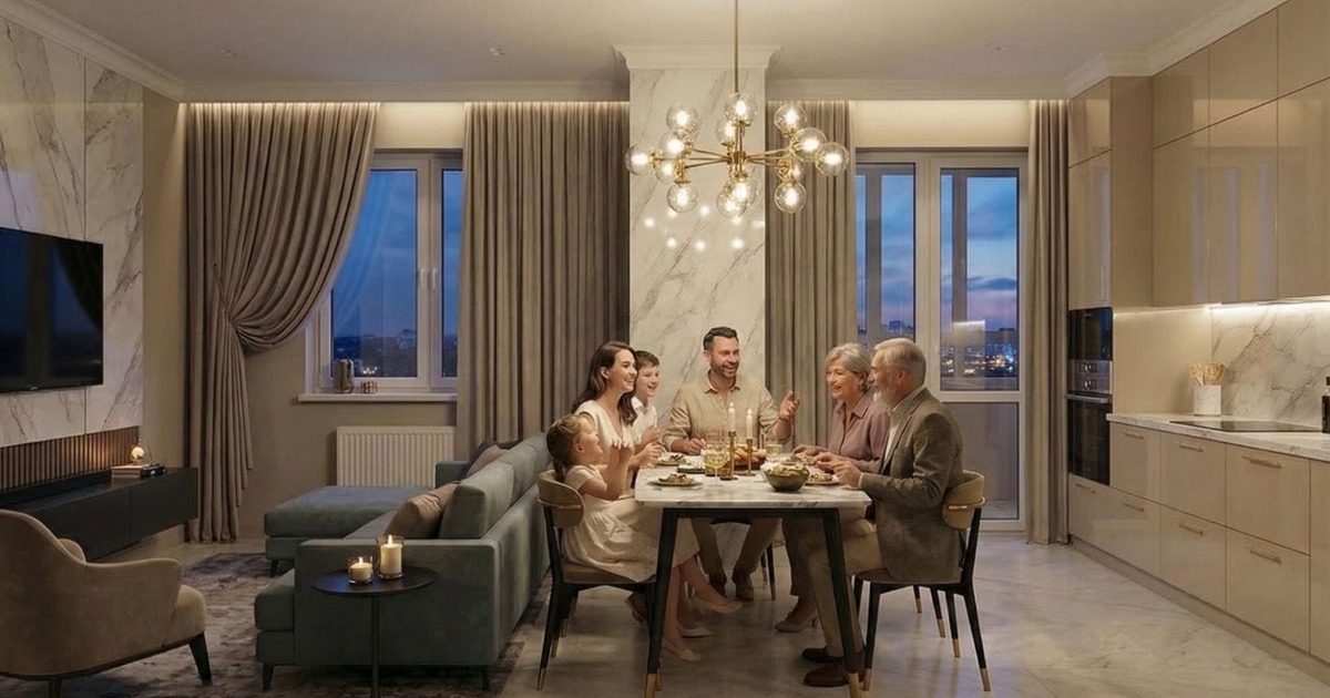 Одна квартира — четыре жизни: дизайнер показала, во что превращается «трёшка» в зависимости от того, кто в ней живёт Чтобы трехкомнатная квартира была удобной, важн...