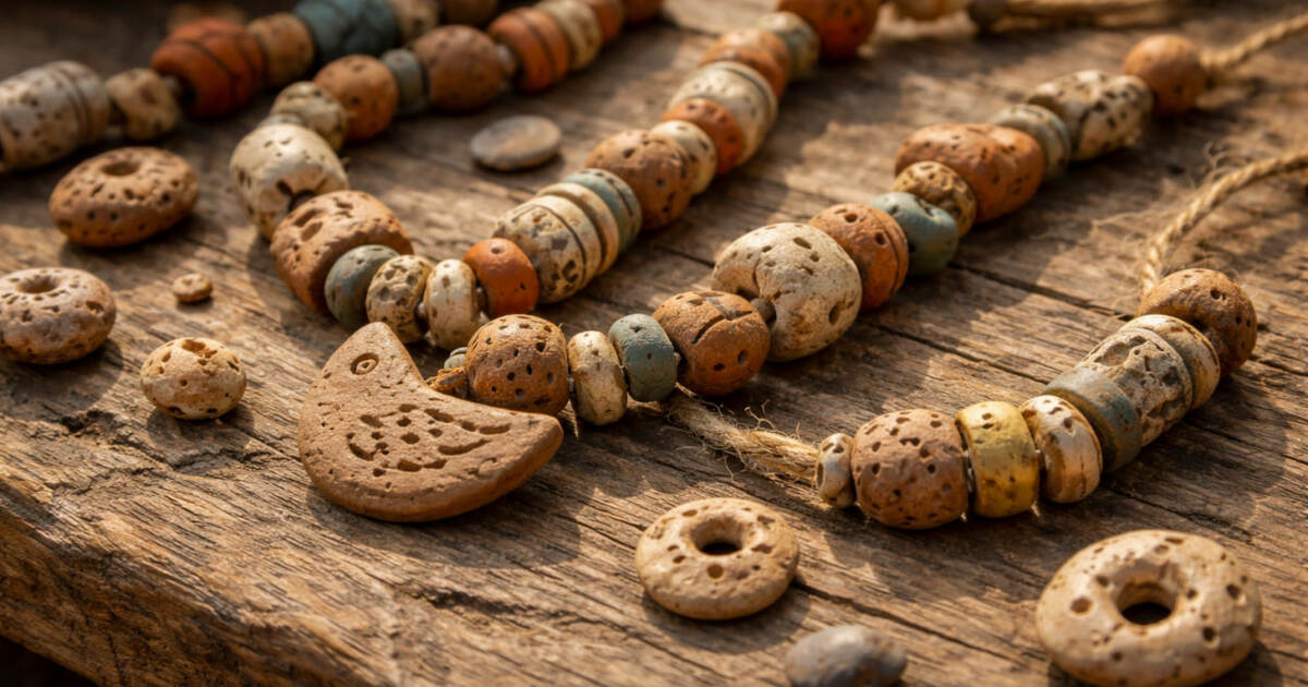 Археологи обнаружили 142 глиняных украшения нат...