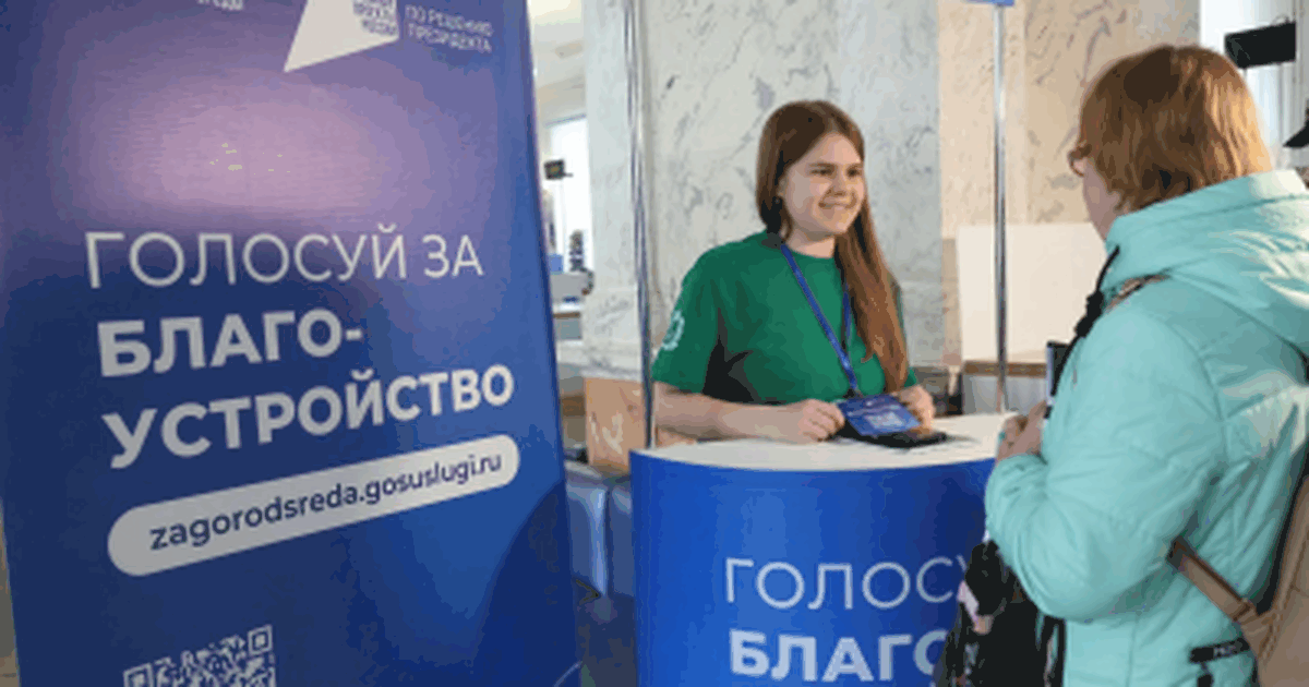 В организации голосования участвуют волонтеры п...