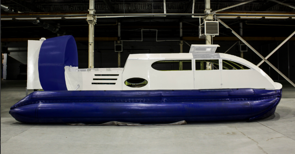 В Самаре представили судно "Ветер" для круглогодичных переправ Оно развивает скорость до 70 км/ч по воде и до ...