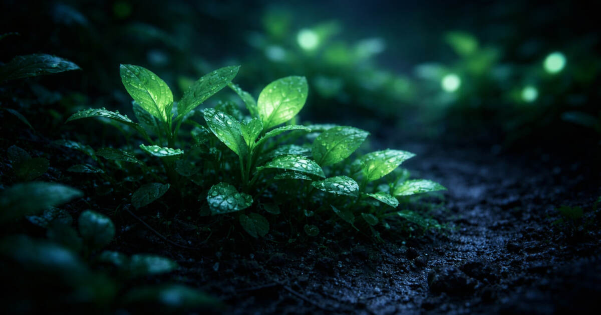 Китайские учёные создают светящиеся растения с ...