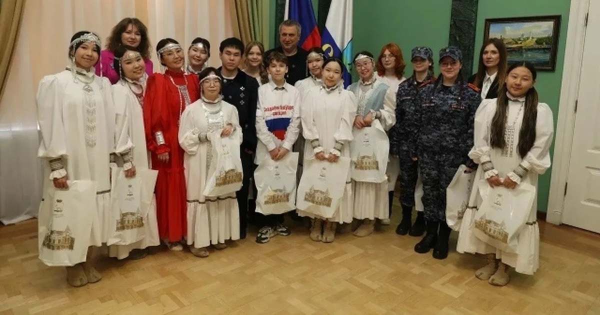 В город прибыла детская делегация из Якутска