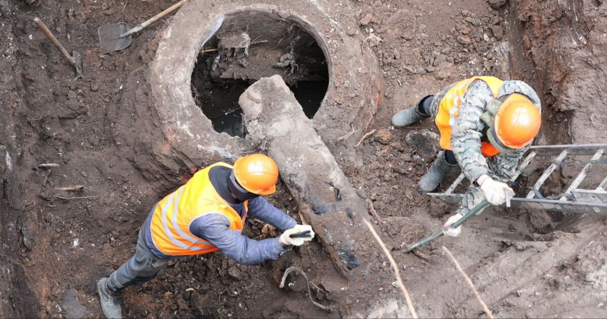 Реконструкция этой части ливневки завершится в ...
