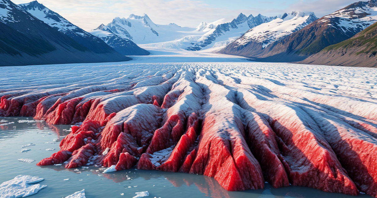 Раскрыт секрет «Кровавого водопада» в Антарктид...