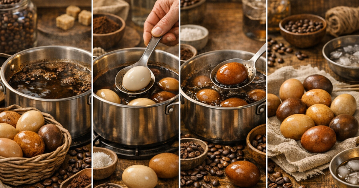 Яйца в кофе: простой способ без химии, который ...