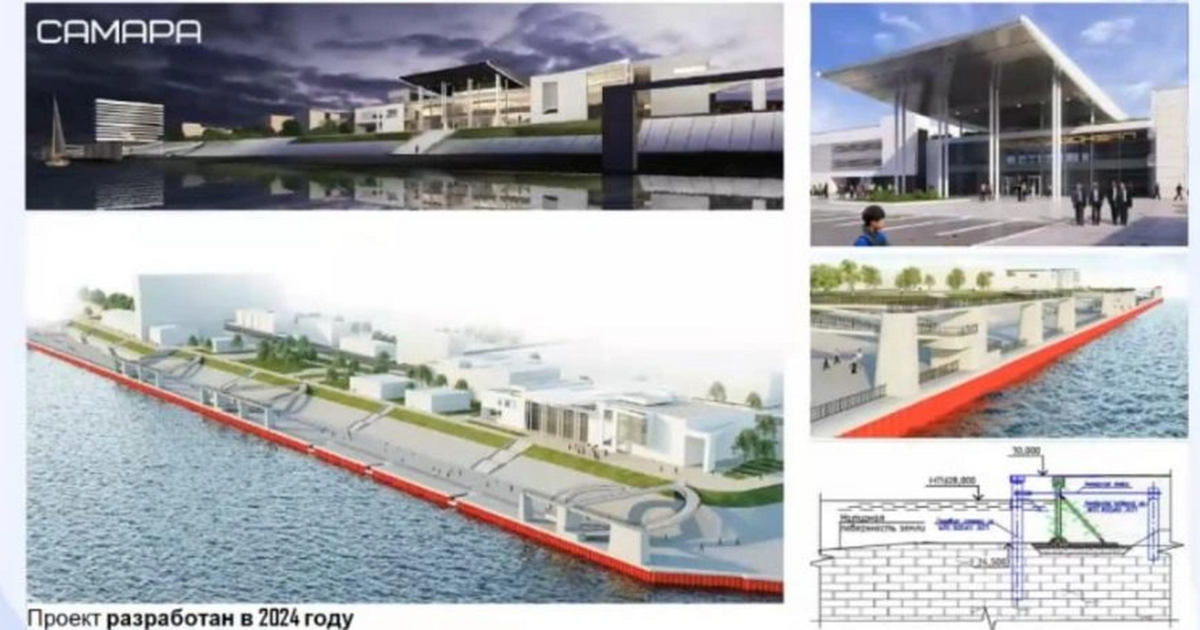 Проект строительства нового речвокзала остается...