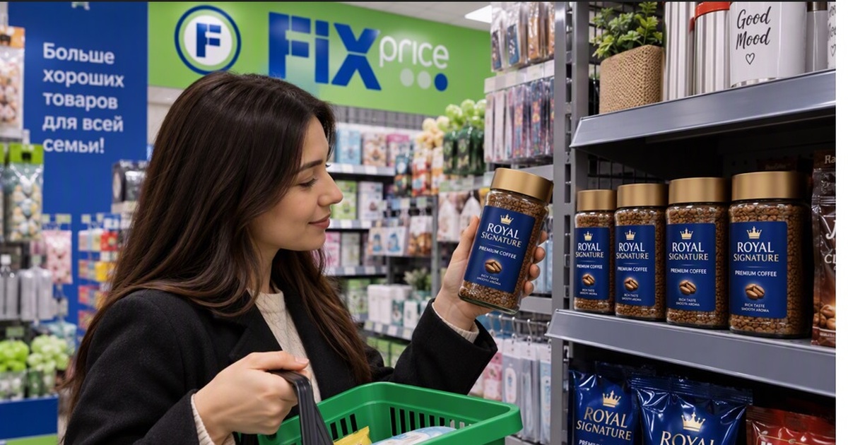 В Fix Price нашли растворимый кофе Royal Signat...