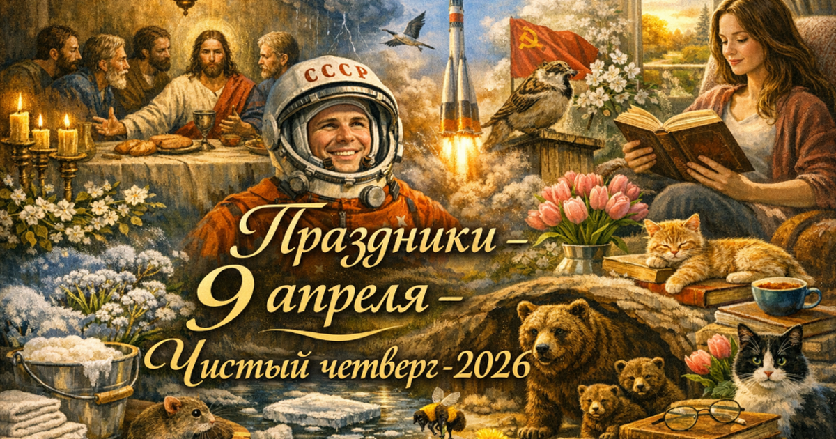 Чистый четверг 2026: что нужно сделать 9 апреля...
