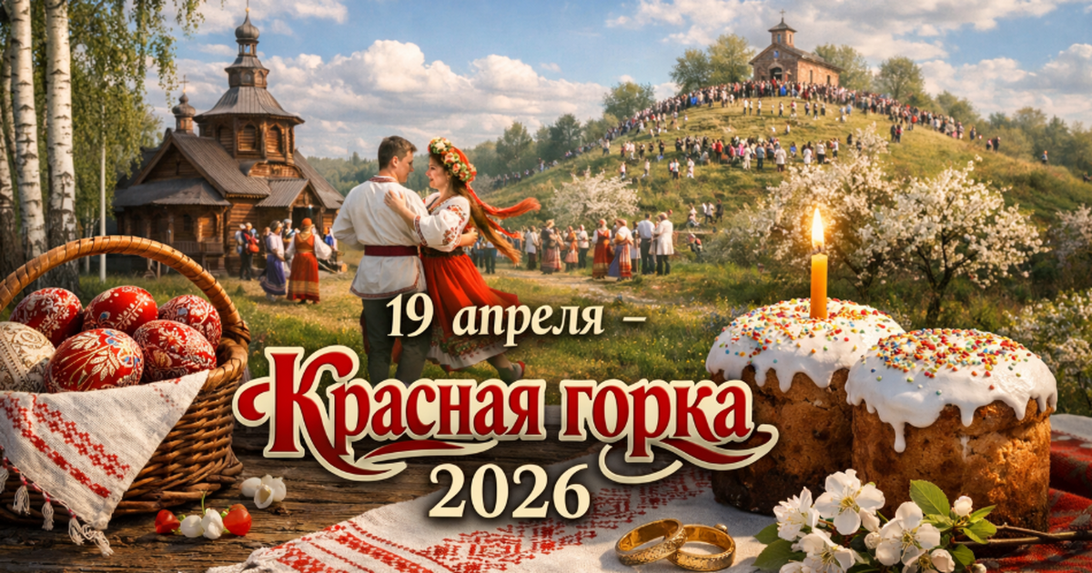 Красная горка 19 апреля: день любви, весны и су...