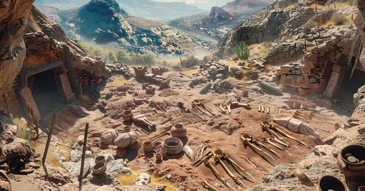 Ученые ведут сбор и изучение палеонтологическог...