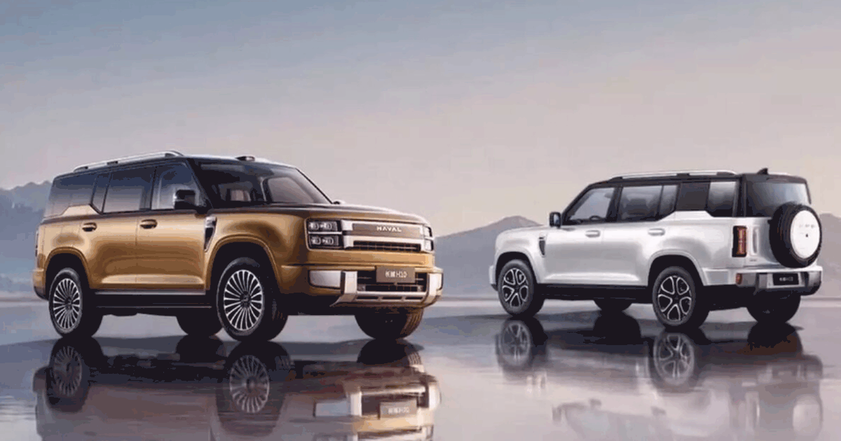Прошел показ первых фото салона нового флагманского кроссовера Haval Haval H10 — это гибридный кроссовер от Great Wa...