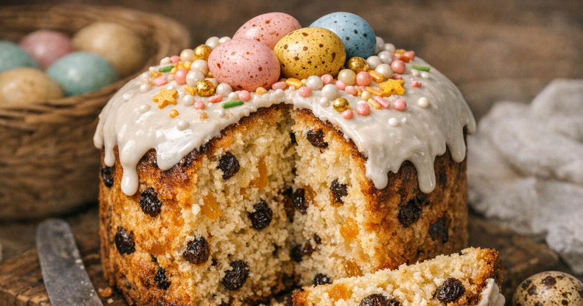 Идеальная глазурь для кулича: без яиц и без тре...