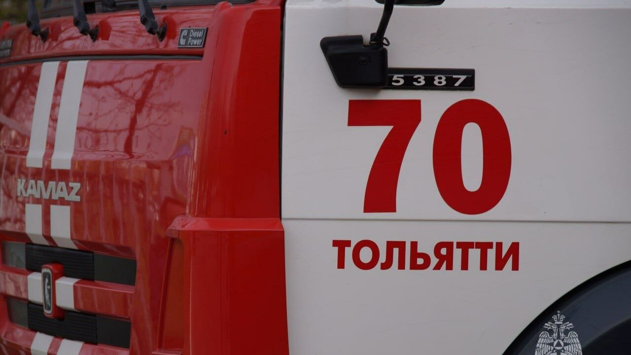 В Тольятти локализовали природный пожар на площади 500 кв. метров Загорелась трава в районе Южного шоссе