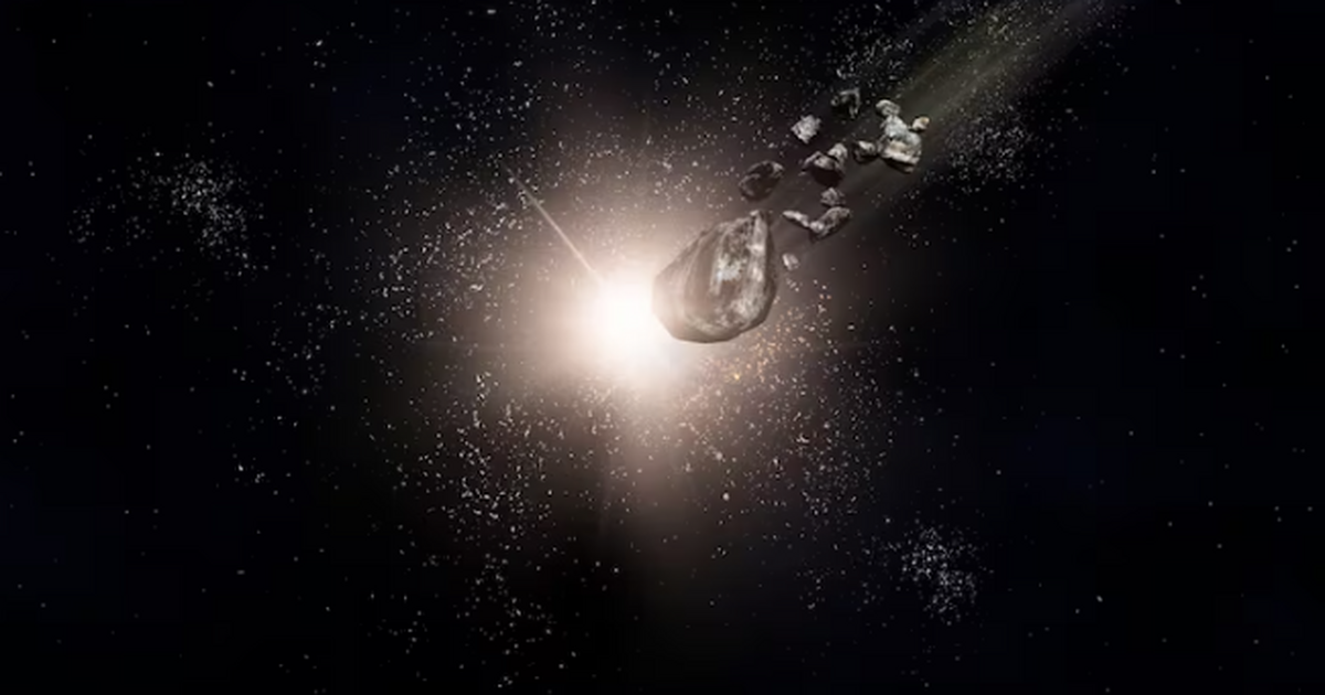 Солнце разрывает астероид на части: обнаружен новый звездопад Ученые обнаружили новый метеорный поток, возник...