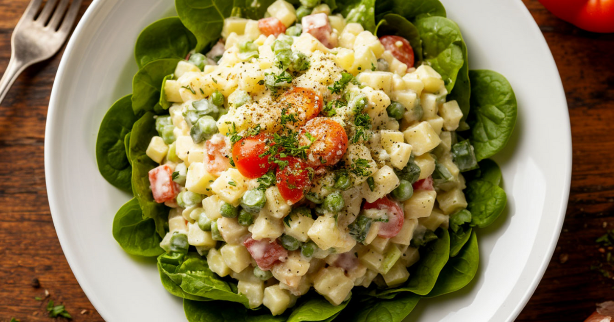 Современный оливье: как обновить классический с...