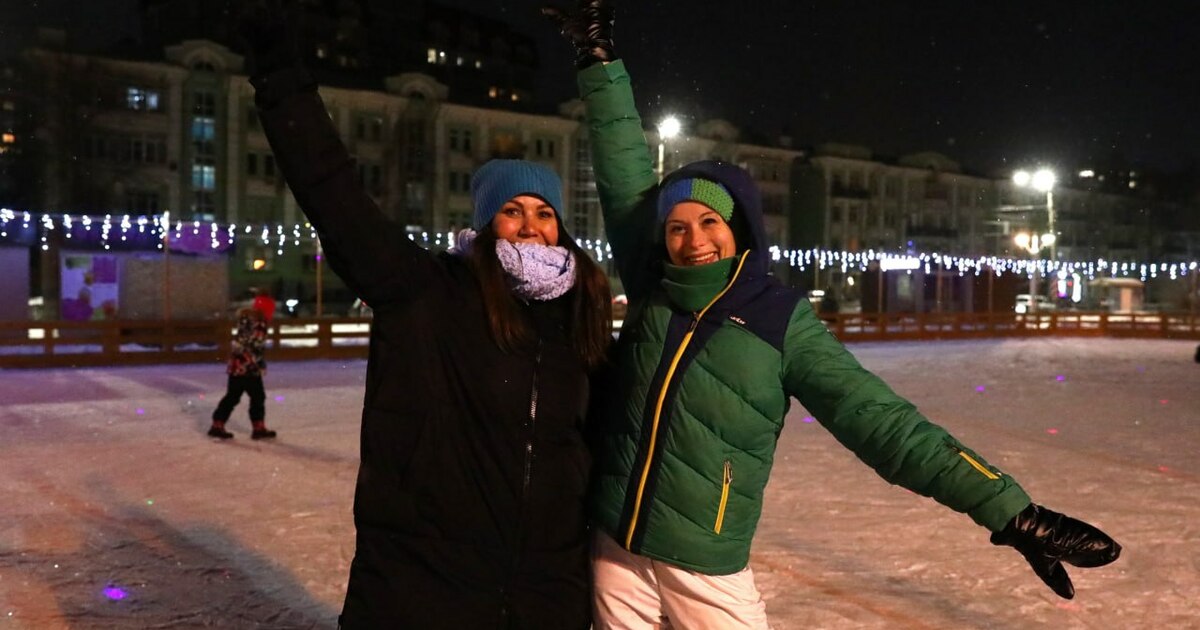 На самарской набережной открылся обновлённый каток на Некрасовском спуске Эту площадку планируется открывать ежегодно